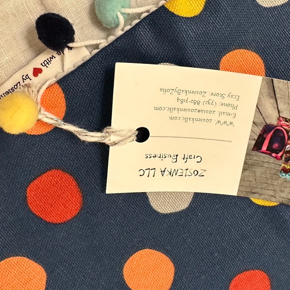 NWT cotton polka dot pillow cover - Picture 2 of 3